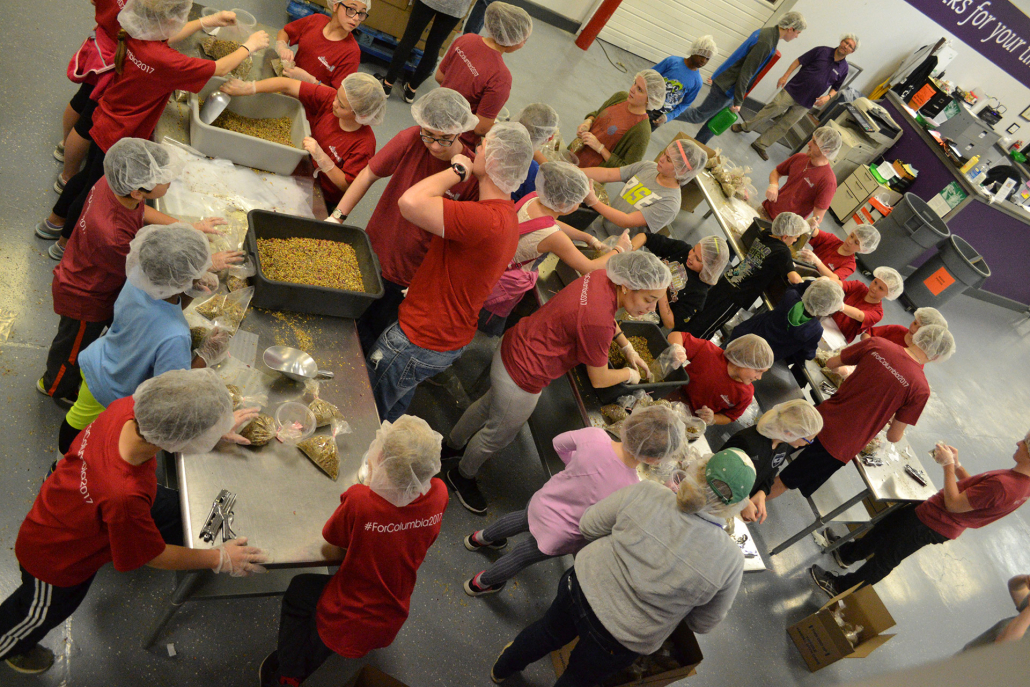 Serving at the Food Pantry